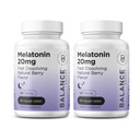 Melatonine 20mg Fast Solution Tablets - High Potency, Fast Acting, Natural Slaap Support - Slaapmiddelen voor volwassenen - Niet-Groggy, Drug-Free Formula - 120 Slaappillen - Pack of 2