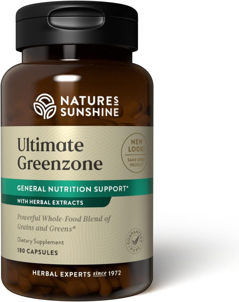 Nature's Sunshine Ultimate Greenzone, 180 Capsules 