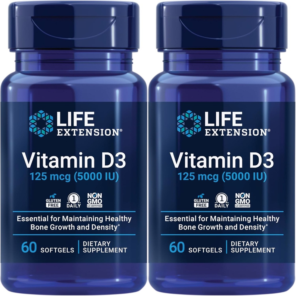 Levensverlenging Vitamine D3 125 Mcg (5000 Iu) 