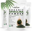 Earth Circle Organics Spirulina Powder, Kosher, Raw and Non-Ir › Pure Vegan Protein 