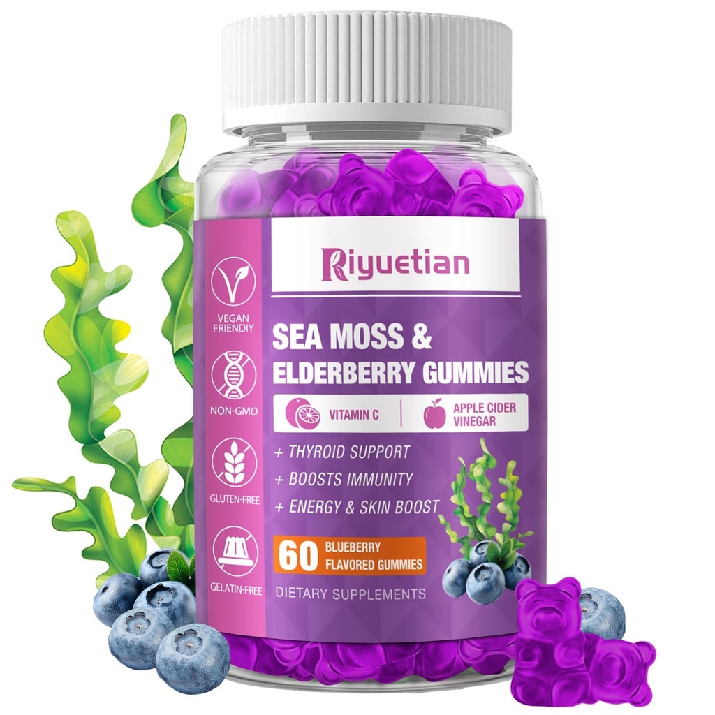Sea Moss Gummies & Vlierberry - Vitamine C + zink 