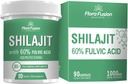 SHILAJIT Capsules 1000mg Himalaya Shilajit met Fulvic Acid - Shilajit Supplement met Kruidenextracten - Shilajit Supplement Capsules- Shilajit voor mannen & vrouwen 90 Capsules