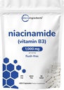 Vitamine B3 Niacinamide 500mg per capsule, 400 Capsules 