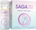 SAGA Organic Lactation Shons , supplément de lait maternel avec adaptogènes – Fenugreek & Thistle de lait , haute biodisponibilité et rapide Onset , stimule l'approvisionnement quotidien en lait , Orange Mimosa 2oz Shons (6-Pack)