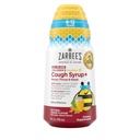 Zarbee's Children's Daytime All-in-One Honey Cough Syrup + Mucus, Throat & Nasal for Kids 6-12 + Dark Honey, Ivy Leaf Extract, Zink Turmeric Root, & B-Vitamins, Drug-Free, Grape, 4 fl oz
