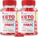 (2 Pack) Lifetime Keto Max Gummies - Official Formula, Vegan, Non GMO - Lifetime Keto Plus acc Gummies, Lifetime Gummies with Lifetime Gummies , Vitamine B12, Beetwortel, Granaatappel (60 Gummies)