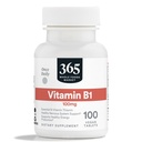 365 by Whole Foods Market, Vitamine B1 100mg, Vegan, 100 Tablets