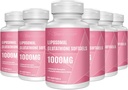 Liposomique Glutathion Softgels 1500MG, Supplément réduit de glutathion avec vitamine C, Meilleure absorption, Antioxydant puissant non-OGM pour le vieillissement en santé, Detox, Santé immunitaire, 360 Softgels