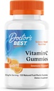 Doctor's Best, Vitamine C Gummies 250mg per Dienende Grote Proeverij Immune Hersen Ogen Hart Circulatie Antioxidant Ondersteuning Natuurlijke pectine Vegan Gluten Vrije CT, Fruit, 120 Tellen
