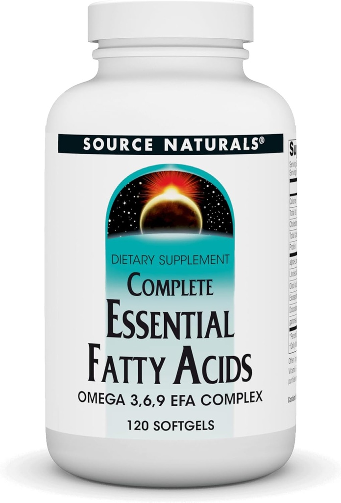 Bron Naturals Complete essentiële vetzuren, Omega 3,6,9 EFA Complex - 120 Softgels