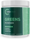 Poudre de Superfood avec épinards, poudre de Kale & Beet Root, Poudre de Super Greens quotidien soutient la digestion, la santé de Gut, l'énergie, l'immunité, le mélange smoothie avec la poudre de Véggie & Fruit, 60 portions
