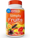Simply Nature's Pledge - 90 Fruit Capsules - Gemaakt met Whole Food Superfoods, verpakt met 25 verschillende vruchten - 100% sojavrij