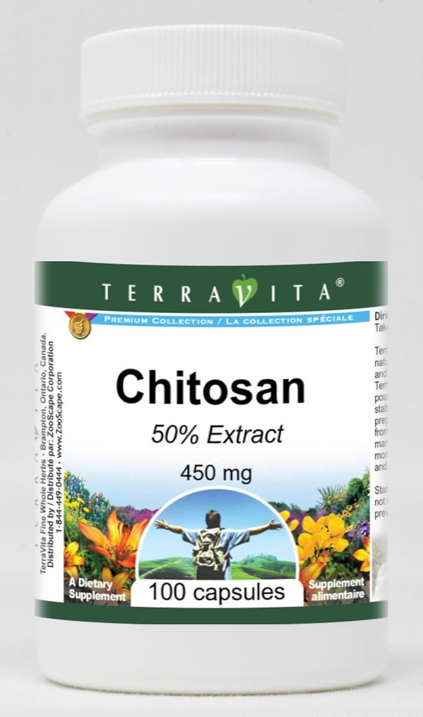 Chitosan 50% - 450 mg (100 capsules, ZIN: 519711)