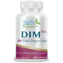 Pacific Nature's DIM 300mg with Black Pepper (180 Capsules) Diindolylmethane Supplement for Hormone Balance and Support for Both Men & Women - Gluten-Free, Non-GMO