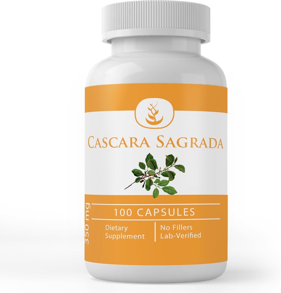 Pure originele ingrediënten Cascara Sagrada Extract (100 capsules) Altijd zuiver, geen fillers