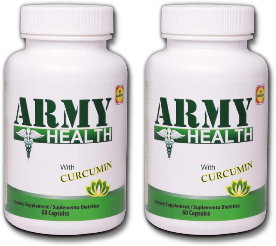 100% Natural Turmeric Curcumin 60 Capsules - Gember, Boswellia Serrata - Pijn Ondersteuning Ongemak - Nekpijn en BackAche - Gezamenlijke en spierondersteuning Pack van 2-120 Caps