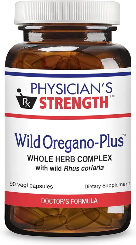 Arts Sterkte Wild Oregano-Plus - 90 capsules - Ondersteunt gezond immuunsysteem, spijsvertering en gewrichten - Niet-GMO - 90 porties