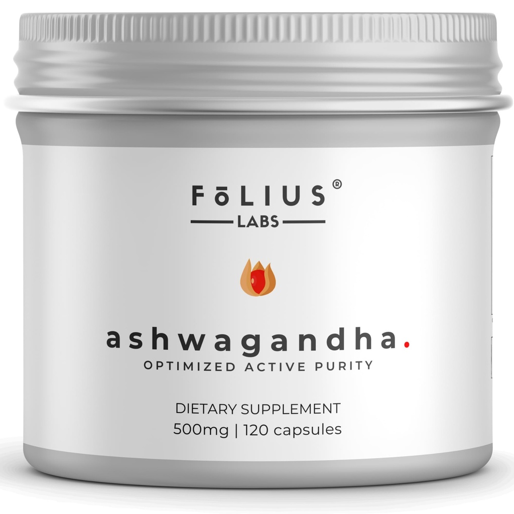 Ashwagandha 7,5% Herbal Energy Support Supplement 500mg - Stress Relief Support, Natural Mood Support - Volledige Spectrum Ashwagandha Root Extract -120 Capsules