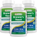 Best Naturals, Brewers Gist, 7-1/2 Graan met vitamine B1, vitamine B2, 1000 mg 240 tabletten (240 aantal (verpakking van 3))