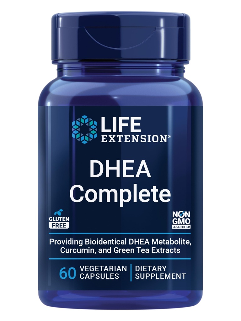 Levensverlenging DHEA en 7-Keto DHEA Complete Vegetarische Capsules om de ondersteuning van een gezond lichaamsgewicht & Mood, Lean Muscle Mass, Libido & More, Non-GMO, Glutenvrij, 60 Tellen