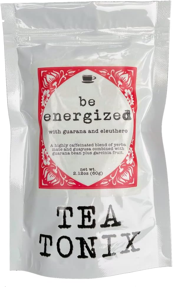 BEVESTIGD Yerba Mate Tea met Guarana, Eleuthero en Garcinia 60g (2.12oz) - HOOG KAFFEÏNEERD voor een Boost van Energie