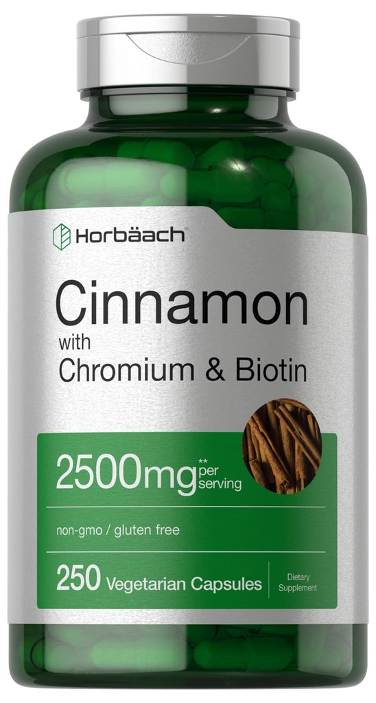 Horbäach Cinnamon met Chroom Picolinaat 2500mg 