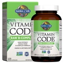 Garden of Life Vitamine B Complex, 120 Vegan Capsules, High Potency Vitamines for Energy & Metabolisme met B6, Folaat & B12 als Methylcobalamine Plus Probiotica