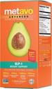 Metavo Advanced Weight Support – compléments alimentaires naturels avec des nutriments essentiels pour promouvoir le bien-être, enrichi avec avocats, thé vert, chrome et café vert, 90 pilules de régime facile à avaler
