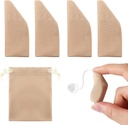 Nuanchu 2 Packs Gehoorhulp Comfort bescherming met opslagzak Gehoorhulp Cover past 1" tot 1,25" Bescherm versterkers tegen vuil, zweet, Wind(Fits 1" tot 1,25",Khaki)