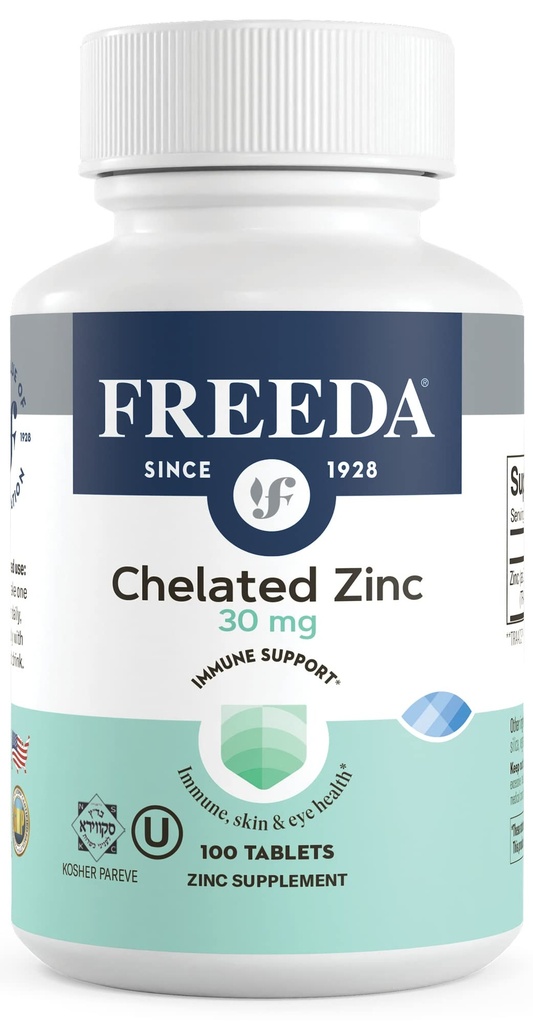 Freeda Chelated Zink 30mg 