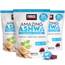 FORCE FACTOR Verbazingwekkend Ashwa voor Stress Relief, Geheugen, Focus, en Immune Support Health, Ashwaganda Supplement met KSM-66 Ashwagandha voor Stress, 180 Zachte Kauwen
