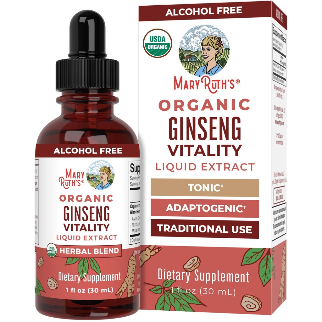 MaryRuth Organics Herbal Supplement for Brain Function Boost Energy Geheugen Geheugen 