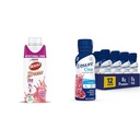 BOOST Breeze boisson nutritionnelle claire, 9g de protéines, 250 calories nutritives-rich, baies sauvages, 8 fl oz et assurer une boisson nutritionnelle claire liquide, 0g de graisse, 8g de protéines, grenade aux bleuets, 10 Fl Oz