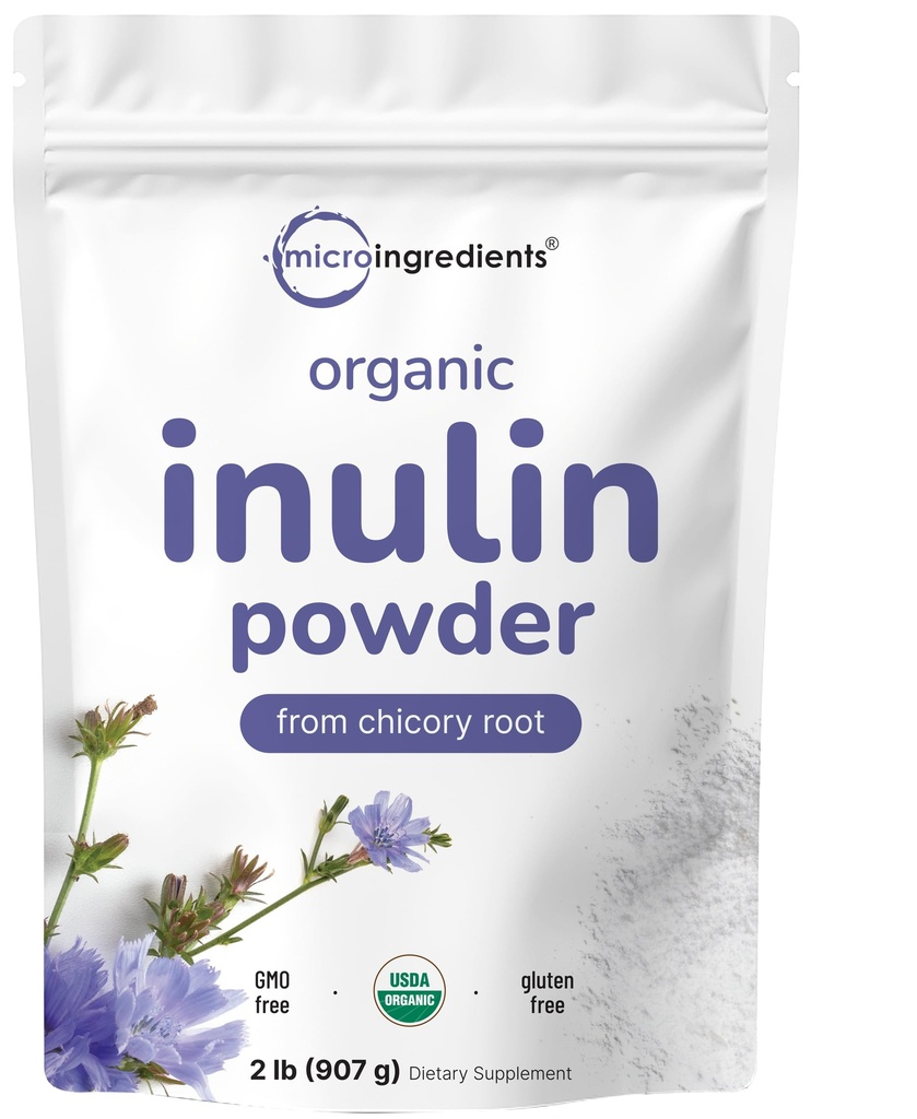Micro-Ingrediënten Organische Inulin Fiber Powder, 2lb 
