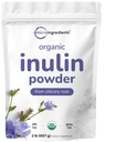 Micro-ingrédients Poudre de fibre d'inuline biologique, 2lb, prébiotique naturel pour soutenir la santé digestive et gustative