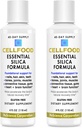 Cellfood Essential Silica formule anti-âge, 4 fl oz, 2 pack - soutient des os sains, des articulations, des cheveux, de la peau, des ongles, des dents et des gencives - facile à absorber - sans gluten, sans thiaminase, sans OGM - 80 jours d'approvisionnement