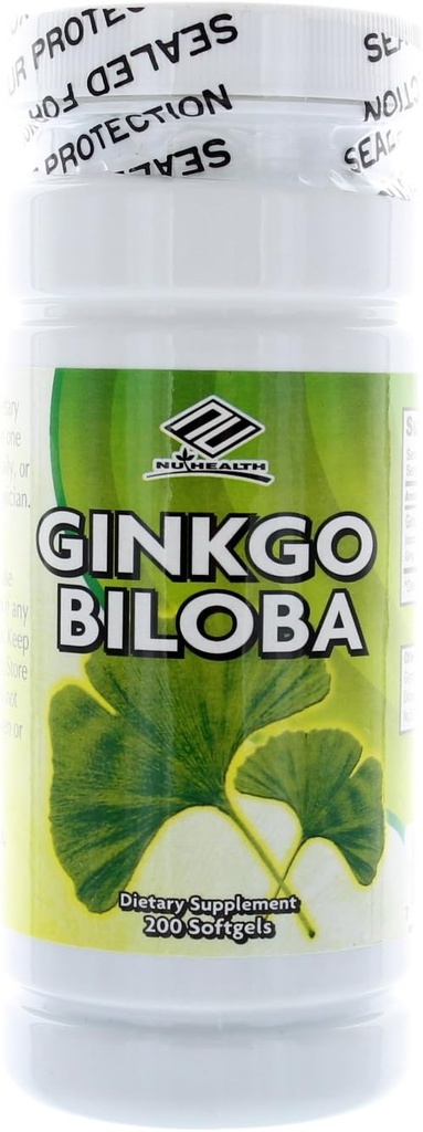 NU-Gezondheid Ginkgo Biloba 60 Mg 200 Softgels
