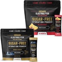 HRDWRK Electrolyte Packets pour le mélange de variétés d'hydratation avec du magnésium, du sodium de potassium, des BCAA et de la glutamine.