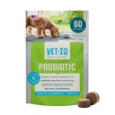 VetIQ Probiotic Supplement voor honden, Digestieve ondersteuning voor honden, voeden Gut Bacteriën en ondersteunt Bowel functie, Hickory Rook smaak, Made in The USA, 60 Tellen
