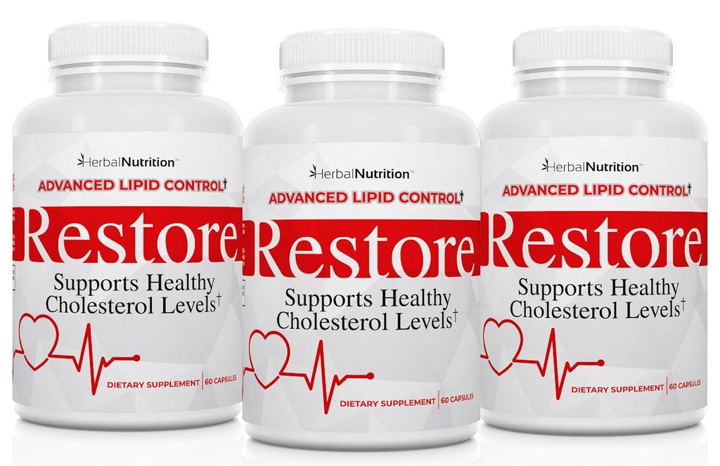 Herstel - Ondersteunt gezonde Cholesterol, Red Gist Rice, Grape Seed, Folic Acid voor geavanceerde Lipidenbestrijding, All-Natural Bio-Actives, helpen bevorderen gezonde Cholesterol (3)