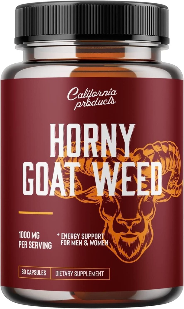 herbe pour les femmes et les hommes - supplément de mélange complexe à base de plantes avec extrait de sciure de palmier Ginseng Maca et poudre de tongkat Ali - supplément de santé prostate pour hommes avec extrait d'herbe de chèvre horny