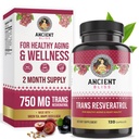 Oude Gelukzaligheid Resveratrol Krachtige Antioxidant Supplement met groene thee, Grape Seed Extract voor gezonde veroudering voor mannen en vrouwen