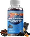 Shilajit Gummies, Shilajit, Resin, met 85+ Trace Minerals, Fulvic Acid, Phytonutriënten, Vitamine C, D, B12, Ashwagandha, Chaga Mushroom, Turmeric, voor Energie, Immune Support