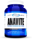 Gaspari Nutrition Anavite, Sport Multi-Vitamin met Aminozuren, Beta-Alanine en L-Carnitine, verbeterde prestaties en herstel (Nieuwe kleinere grootte, 30 porties)
