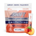 Real Ketones BHB Exogene Ketones Drink Mix Packets Keto Electrolytes Powder Packets No Sugar with 4 Main Fasting Electrolytes Plus Hydrating Patented Keto BHB - 30 Tel Peach Cafeine