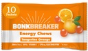 Bonk Breaker Energy Chews, Dairy-Free, Gluten-Free Ingredients to Provide Quick Energy and Focus, 1 Box of 10 Packets, Tangerine Orange