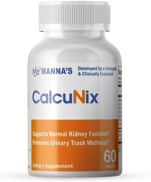 Manna CalcuNix Nierondersteuning Supplement bevordert urinespoor 60 tabletten