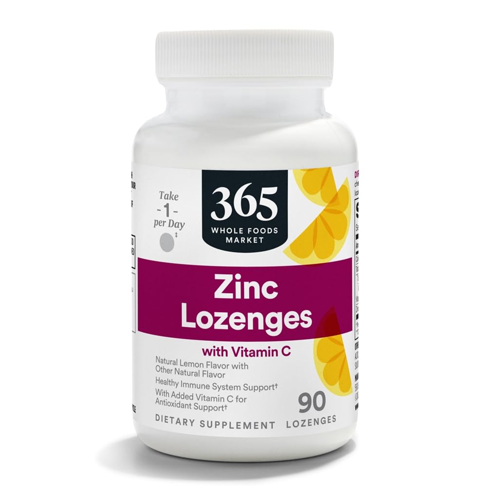 365 door Whole Foods Market, LOuncenges Zink Vitamine C, 90 Tellen