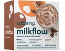 UpSpring Milkflow Energie Borstvoeding Supplement Drink Mix met Fenegriek, Chocolade smaak, Borstvoeding supplement ter ondersteuning van de Breast Milk Supply en B Vitaminen, 16 Drink Mixes