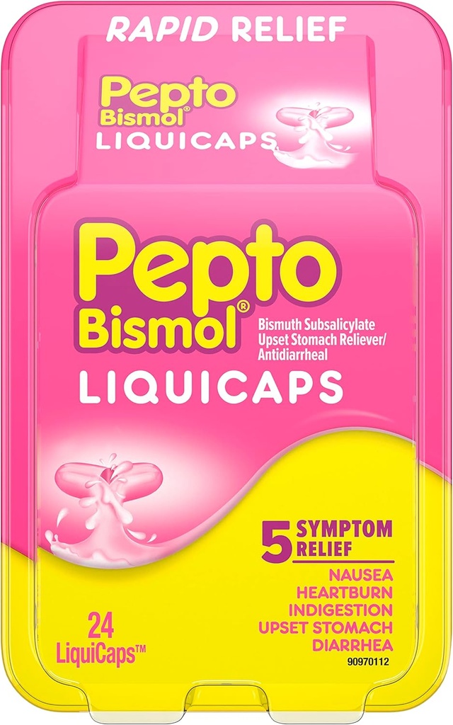 Pepto Diarree Antidiarree Liquicaps - 24 st.
